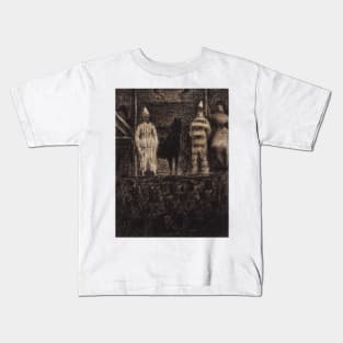 Sidewalk Show by Georges-Pierre Seurat Kids T-Shirt